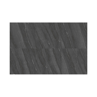 Carreau de porcelaine en marbre italien haut de gamme 45 ° gris 1200x1200mm Carreaux de porcelaine murale en pierre de grand format