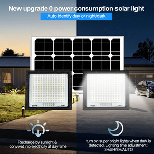 Lámpara Solar LED para Exteriores, Impermeable IP65, Iluminación de Jardín, <span class=keywords><strong>40w</strong></span> 60W 120w 200w 300w, con Certificados CE RoHS SHCET, de Fábrica OEM - Product Image 3