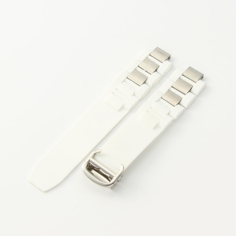 Boucle blanc-argent