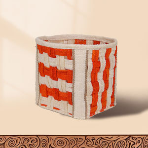 Wholesale custom handcrafted furniture, decorative baskets, natural loofah material <b>storage</b> <b>blue</b> - Product Image 2