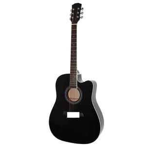 <span class=keywords><strong>Chitarra</strong></span> d'angolo singola mancante in abete rosso da 41 pollici in due colori - Product Image 2