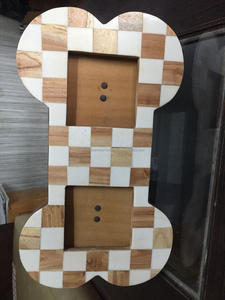 Cadre photo en bois de corne d'os vendant mère de Perl incrustation décor à la maison cadre photo photo pour la décoration murale de la maison et du bureau - Product Image 2