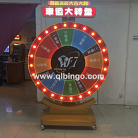 Roue de la chance pour loterie, roue de bingo, roue lumineuse utilisée dans les bars, les discothèques, les activités de divertissement et les clubs
