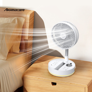 Aromacare OEM 7200mAh Pin 8 inch có thể gập lại <span class=keywords><strong>fan</strong></span> hâm mộ vòng tùy chỉnh di động gấp <span class=keywords><strong>fan</strong></span> hâm mộ với điều khiển từ xa - Product Image 2