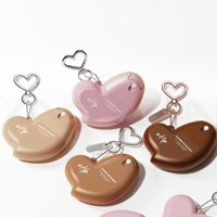 XINGYUAN Nouveau Design – Flacons de Parfum Vides en Plastique en Forme de Cœur avec Trou de Suspension – Mini Contenant Cosmétique Portable