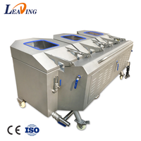 Voedsel Industrie Groente-en Reinigingsmachine Fruit Wasmachine Met Droger