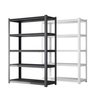 Scaffalatura a 6 Ripiani per Magazzino, Capacità 150 kg, Struttura in Filo Metallico, Nera, Antipolvere e Antiumidità, Installazione a Incastro - Product Image 5