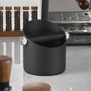 Boîte à déchets de café en acier inoxydable, grande capacité, barre de frappe amovible, base antidérapante, récipient pour déchets de café, outil de barista - Product Image 2
