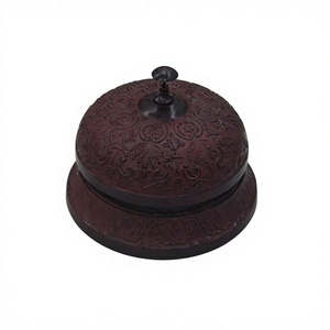 Antique Table Bell Brass Christmas Holiday Bells For Home <b>Decoration</b> Portable Unique Designing Calling Bell Decorative Accessory - Product Image 1