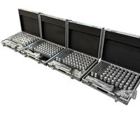 Connecteurs de treillis en aluminium avec goupilles et clips pour treillis de scène, avec flight case