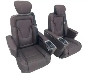 Vente en gros de housses de siège auto luxe en cuir PU pièces d'intérieur de voiture ensemble complet siège auto pivotant siège auto Vito V classe W447 de haute qualité