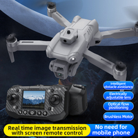 Mini drones pliables LF636, professionnels, longue portée, moteur sans balais, mode sans tête personnalisé, drone pliable avec télécommande à écran