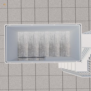 Conteneur mobile moderne de 20 pieds avec porte à enroulement, <span class=keywords><strong>garage</strong></span> préfabriqué en acier portable pour application en salle de bain - Product Image 4