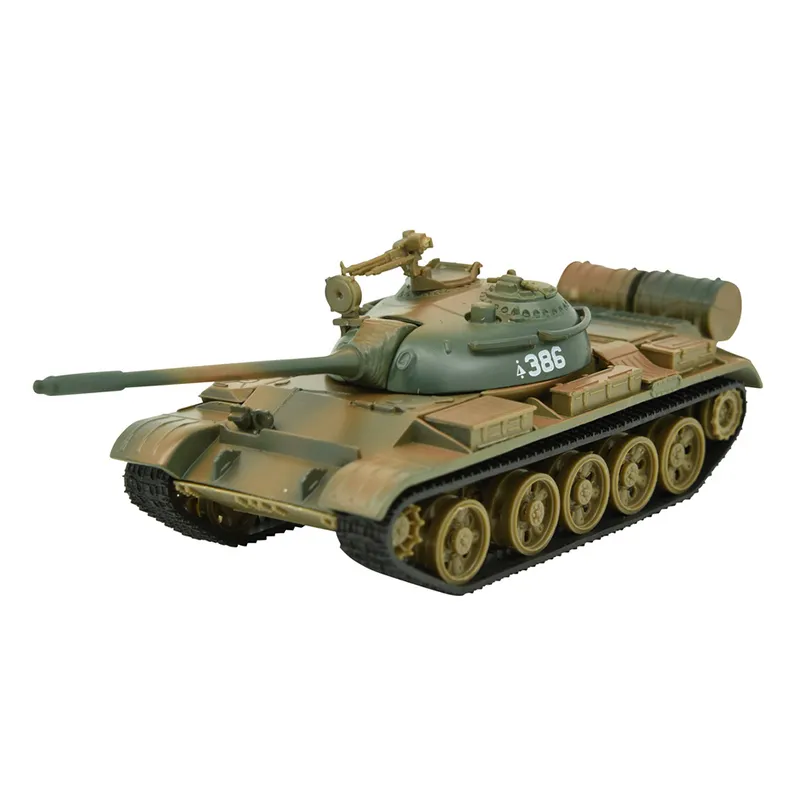 1:43 סולם מתכת ברית המועצות T-55 טנק למות יצוק דגם צעצוע הסוואה צבאי רכב דגם OEM מותאם אישית