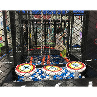 Aire de jeux intérieure pour enfants de haute qualité, grands toboggans, parc intérieur, équipement de jeu souple pour enfants, parc d'aventure