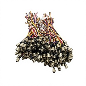 Câble de connecteur aéronautique GX12 usiné et soudé, converti en câble terminal XH2.54 ; Connecteurs à 2 broches, 5/8 broches, en cuivre pur - Product Image 1
