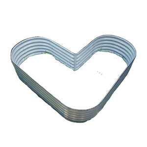 Jardinière en métal galvanisé, bac à fleurs rectangulaire surélevé pour légumes et fleurs, écologique, pour usage extérieur et intérieur - Product Image 3