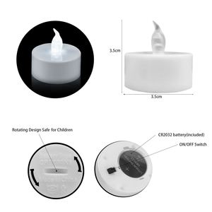 Atractivas Velas <span class=keywords><strong>LED</strong></span> Diya para Iluminación Diwali, Decoración del Hogar, Velas de Té, Lámparas de Velas con Batería, sin Humo, sin Llama - Product Image 5