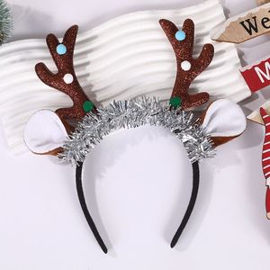 Factory Children's <b>Christmas</b> Dress Headband with Buckle Spring Design Customized Fashionable Party Decorations - Product Image 4
