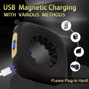 <span class=keywords><strong>2025</strong></span> 새로운 뜨거운 판매 10 진동 주파수 지연 사정 남근 반지 진동기 정액 잠금 반지 남자 수탉 반지 - Product Image 3