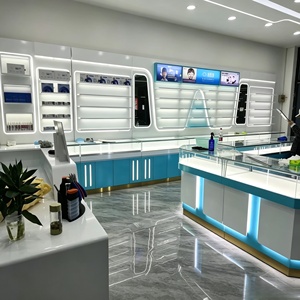 Exhibidores de Gafas para Ópticas, Personalización Completa de la Sala, Vitrina de Vidrio para Exhibición de Lentes, Decoración de Tiendas - Product Image 1
