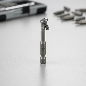 Juego de 5 puntas de destornillador Torx T20 de 1/4 de pulgada con vástago hexagonal, de seguridad, para destornillador eléctrico, de acero de alta aleación S2 - Product Image 2