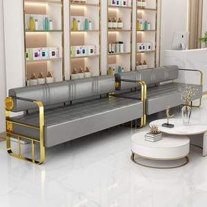 Meubles de salon contemporains, chaise d'attente pour salon de coiffure, salon de beauté, chaise de repos pour magasin de vêtements, banc - Product Image 4