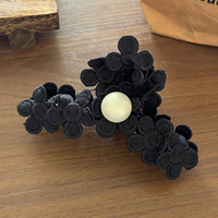 Nouvelle pince à cheveux de style chinois brodée de fleurs, super féerique, avec perles, pour usage quotidien, de haute qualité, pour femmes