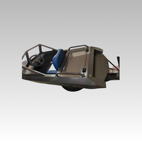 Jet-boat en aluminium pour un seul passager, pour les loisirs nautiques, fabrication personnalisée OEM ODM, robuste et léger