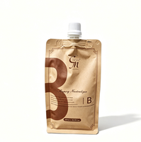 Pochette à bec verseur imprimée sur mesure, à 8 soudures latérales, sac à fond plat autoportant avec bouchon anti-fuite pour l'emballage de jus, de savon liquide et de lotion