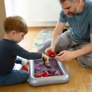 Hete Aanbieding Unisex Kinderen DIY Vormbaar Zand Speelkunst Sets Kleurrijk Zintuiglijk Speelgoed Vergelijkbaar met Playdough Zacht voor het Vormen van Speelzand - Product Image 2