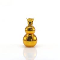 Bouteilles en verre électro-plaquées en or, forme de gourde, de 10 ml à 100 ml, pour les soins de la peau, les cosmétiques, les huiles essentielles, avec bouchon à vis