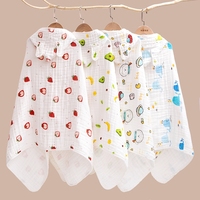 Serviette à capuche en coton mousseline 4 plis de qualité supérieure pour bébé, séchage rapide, serviette pour nourrisson