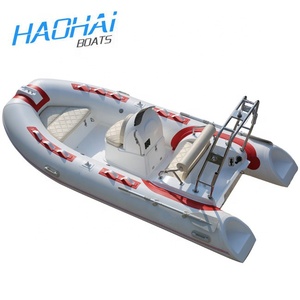 13ft 3.9M mô hình đôi hypalon Thuyền bơm hơi 1.2mm sợi thủy tinh và PVC sườn động cơ thuyền với sâu V hull cho đánh cá ngoài trời - Product Image 5