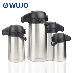1L 1.9L interior de vidrio café jarra de vacío térmica termo de té caliente de agua de acero inoxidable Airpot - Product Image 3