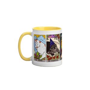 Taza Original del Meme del Gato del Tarot, Taza de <span class=keywords><strong>Café</strong></span> del Meme del Gato <span class=keywords><strong>Triste</strong></span> del Tarot - Product Image 1