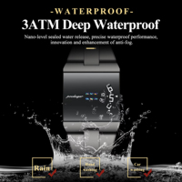 Jam Tangan Pria Poedagar 857 Model Terbaru Kasual Tahan Air Bahan Stainless Steel Elegan Original Quartz untuk Reloj