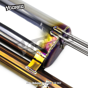 <span class=keywords><strong>Escape</strong></span> de Alto Rendimiento de Titanio para <span class=keywords><strong>BMW</strong></span> M3 <span class=keywords><strong>E46</strong></span> L6 3.2L 2004-2006, Tubo de <span class=keywords><strong>Escape</strong></span> Trasero para Carreras - Product Image 2