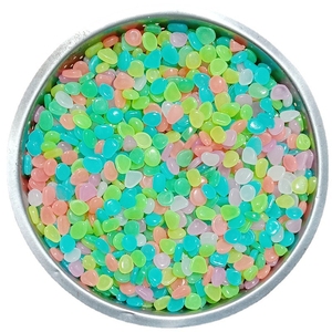 Piedras Luminosas que Brillan en la Oscuridad, Resina Fluorescente, Grava para Peceras, Jardín, Patio, Bonsái, Decoración de Paisajes - Product Image 6
