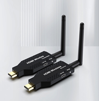 Transmisor y receptor de audio y video inalámbrico Plug and Play 50M HDMI y extensor para caja de configuración PC portátil a proyector de monitor de TV