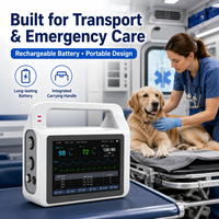 Équipement clé en main pour clinique vétérinaire : Moniteur patient vétérinaire portable multi-spécies pour chiens, chats, chevaux avec surveillance SpO2, ECG, NIBP, TEMP
