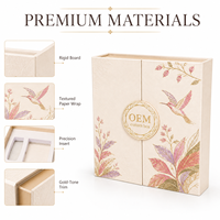 Caja de Cartón Reciclable con Forma de Libro, Impresa a Medida, de Lujo Moderno, con Inserto de Esponja EVA, para Empaque de Regalos de Productos para el Cuidado de la Piel