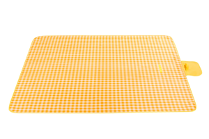 Yellow and White Squares 57"x71" Picnic <b>Blanket</b> <b>Waterproof</b> Sand Proof Beach <b>Blanket</b> for Beach Camping Park Grass Lawn Travel - Product Image 2