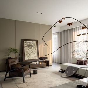 Décoration de la maison, meubles en bois d'intérieur, cuisine, salon, armoire sur mesure, bibliothèque, design d'intérieur de villa - Product Image 5