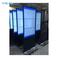 Affichage numérique portable Vislat pour événements, écran tactile tout-en-un sur pied, LCD/LED 32/43/55 pouces