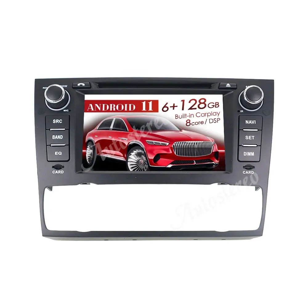 Đầu Đĩa DVD Trên Xe Hơi Android 11, Thiết Bị Định Vị GPS, Đầu Ghi Âm Đa Phương Tiện Cho Xe BMW E90 E91 E92 E93 3er