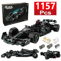 T3011 T3001 1157 pièces Blocs de construction techniques RC F1 W13 E Performance Super Voiture de Course Modèle de Véhicule à Assembler Jouets Briques pour Garçon