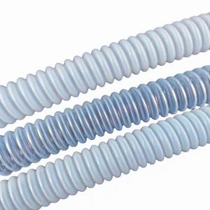 Hogedruk industriële kwaliteit, levensmiddelenkwaliteit, witte spiraalvormige gegolfde PTFE slang voor brandstof, olie en vloeistoffen, corrosiebestendig - Product Image 4