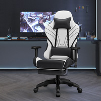 Chaises d'ordinateur de course de bureau chaises de jeux inclinables en cuir Autofull Gamer livraison directe chaise de jeu avec repose-pieds
