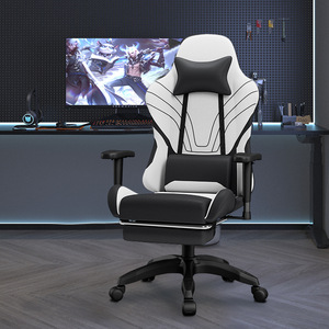 Chaises d'ordinateur de course de bureau chaises de jeux inclinables en cuir <span class=keywords><strong>Autofull</strong></span> Gamer livraison directe <span class=keywords><strong>chaise</strong></span> de jeu avec repose-pieds - Product Image 4